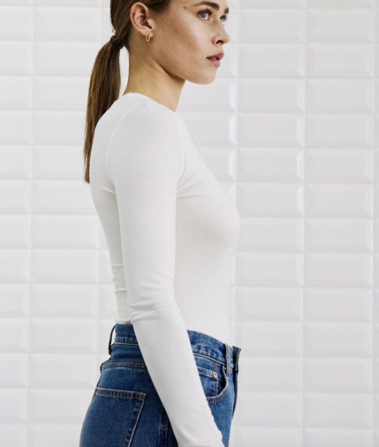 WBLJosefine LS Tee Cream white