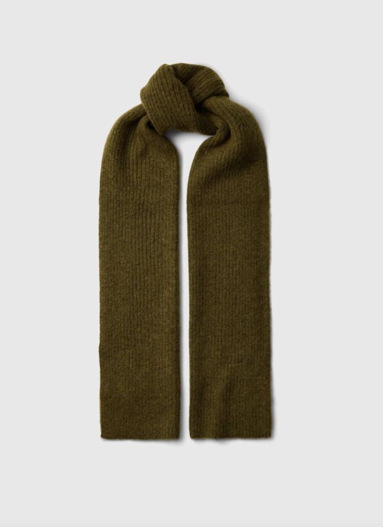 SLFLULU WOOLBLEND NARROW KNIT  Fir green melan