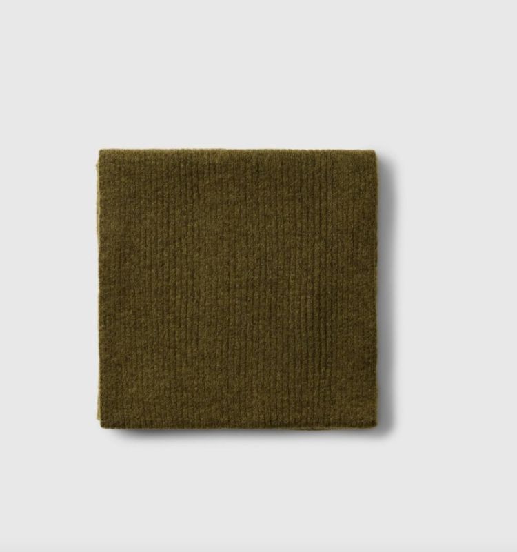 SLFLULU WOOLBLEND NARROW KNIT  Fir green melan