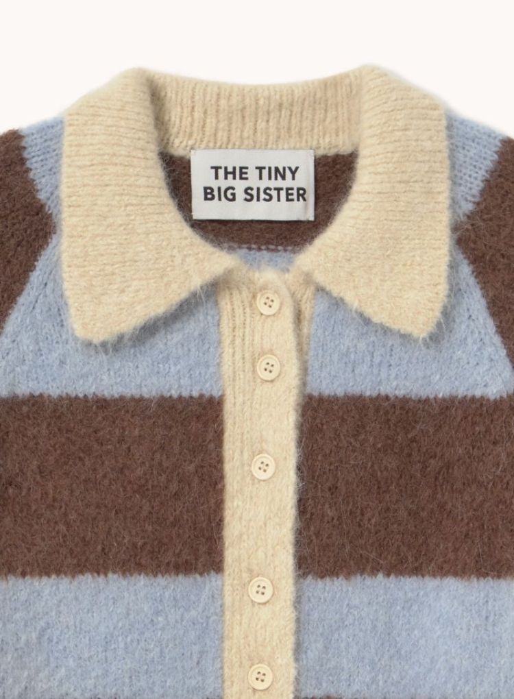 Frank striped Polo Washed blue / c