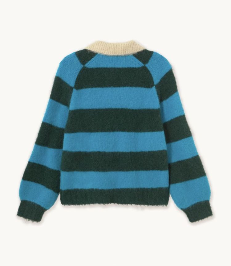 Frank striped Polo bottle gree / c