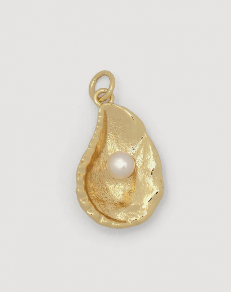 Hangertje shell goud