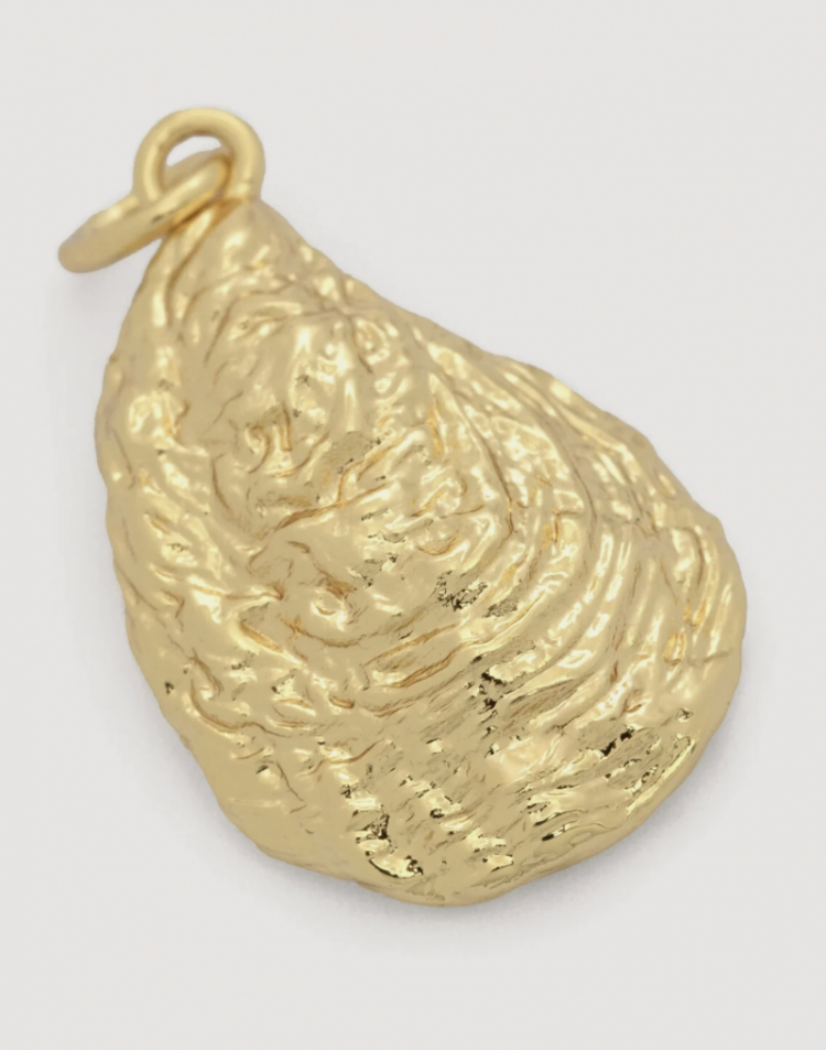 Hangertje shell goud