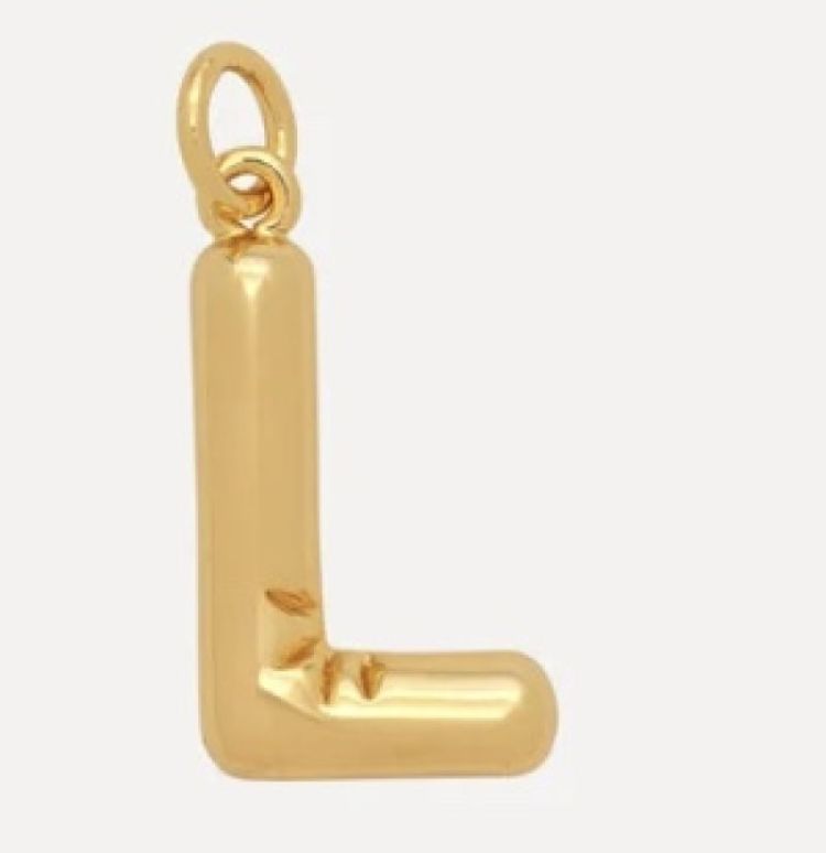 Balloon Letter L gold