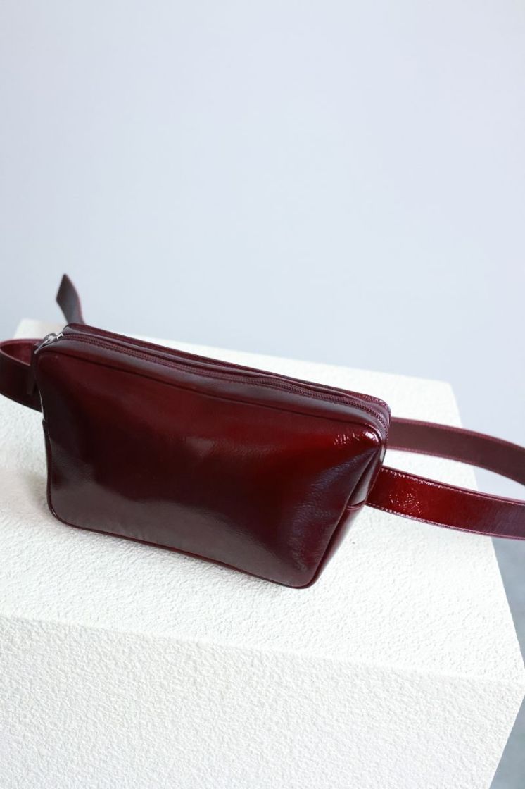 Trepezium Belt Bag Ruby