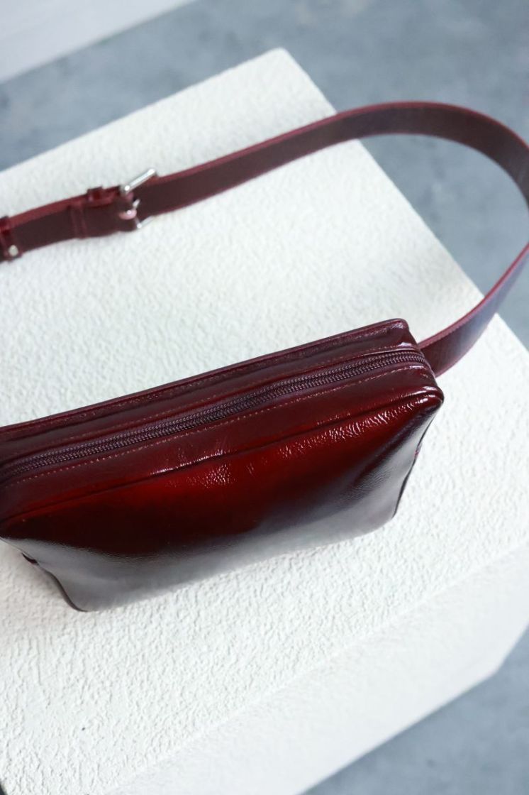 Trepezium Belt Bag Ruby