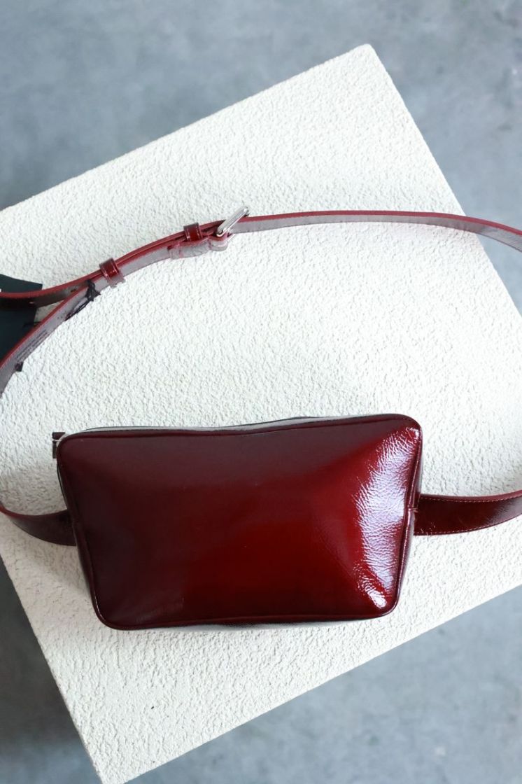 Trepezium Belt Bag Ruby