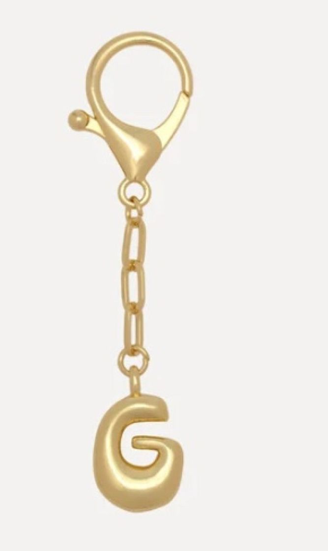 Sleutelhanger Balloon letter G Gold