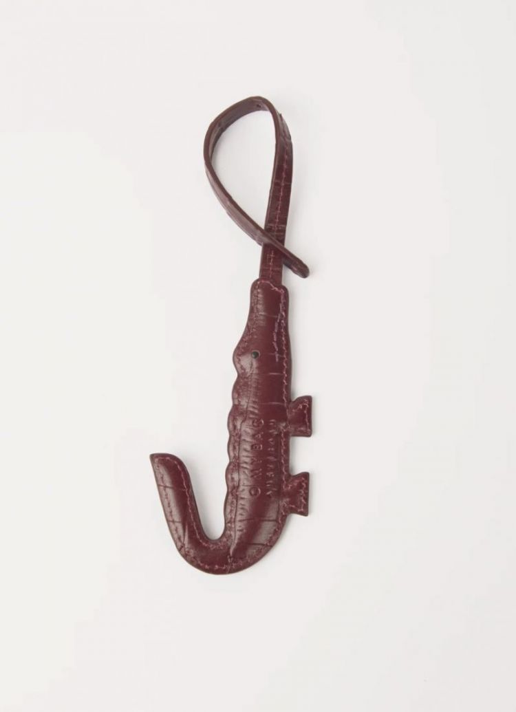 Crocodile Keyring Dark Cherry Cro