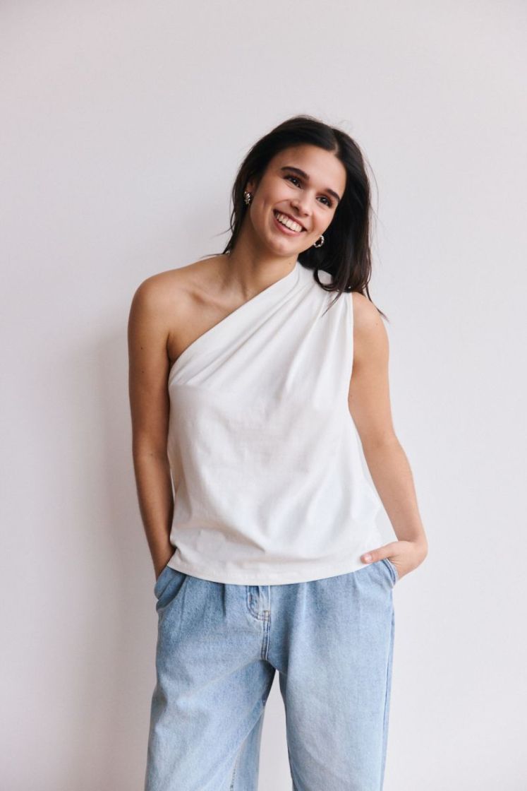 Una top  offwhite