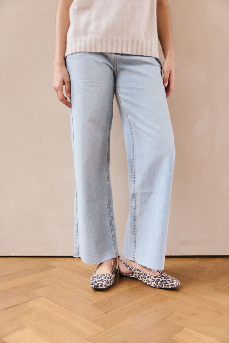 Wblabigale hw straight jeans Blue spring 