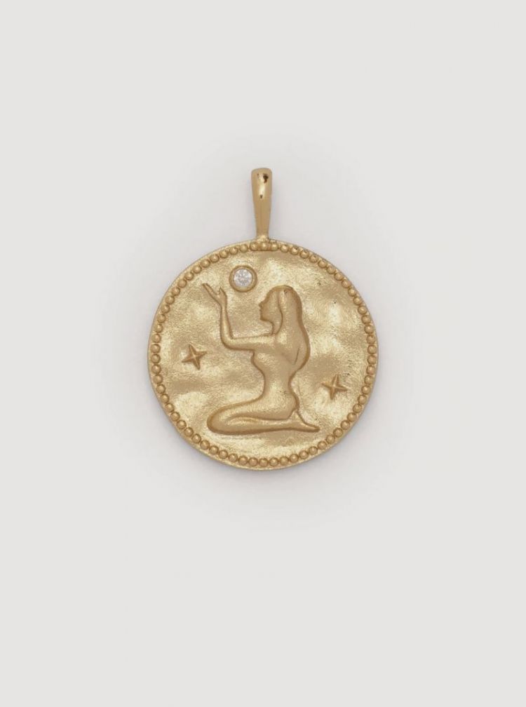 Hangertje zodiac maagd gold