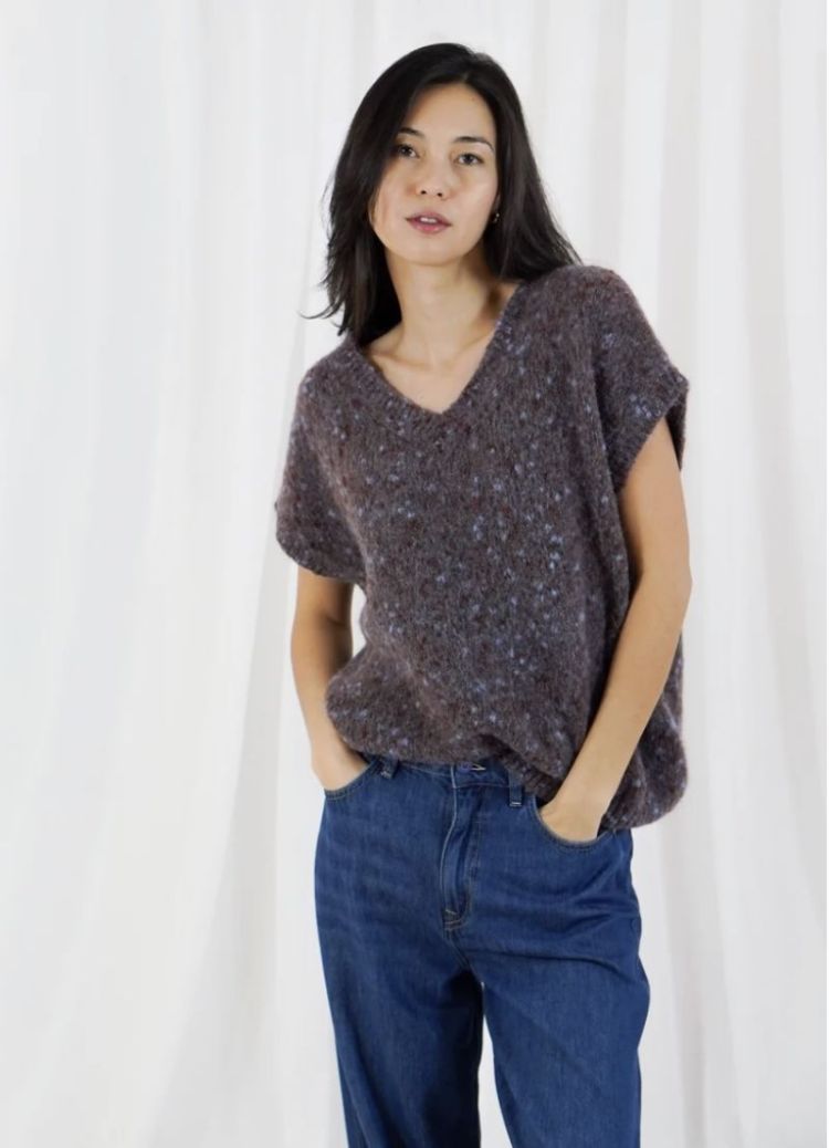 Madelina Burgundy/blue