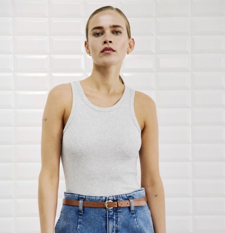 Dordi Tank grey Melange