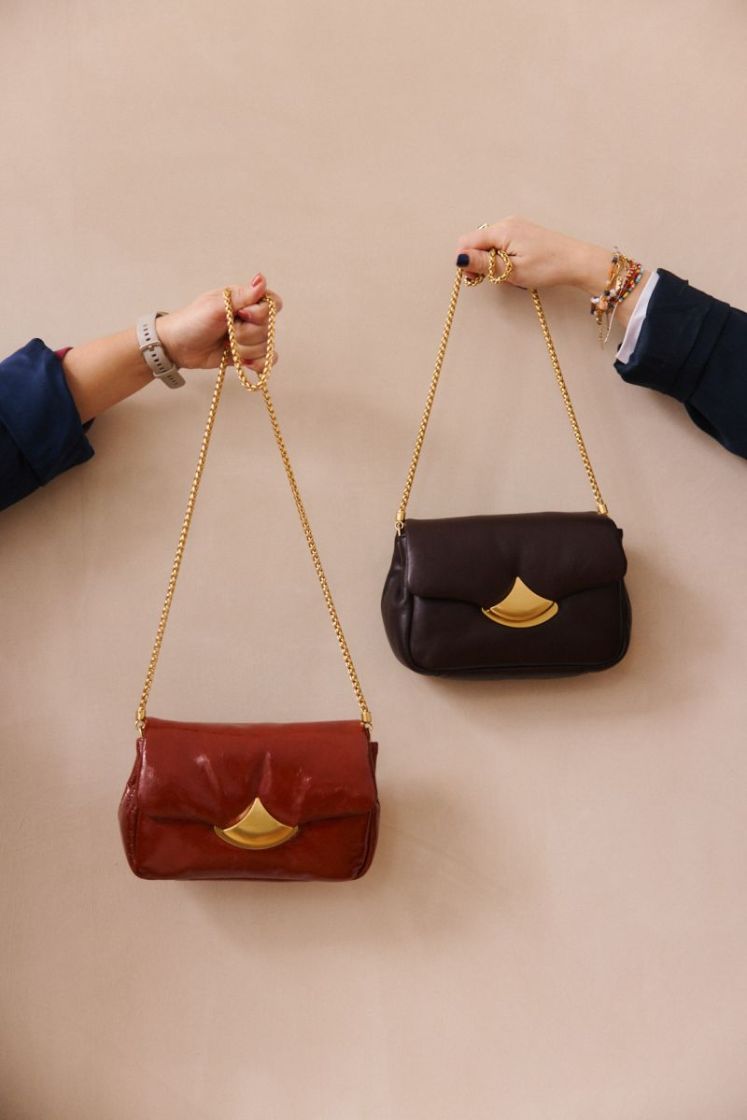 Diviluz puffy small chain bag Sienna Blush