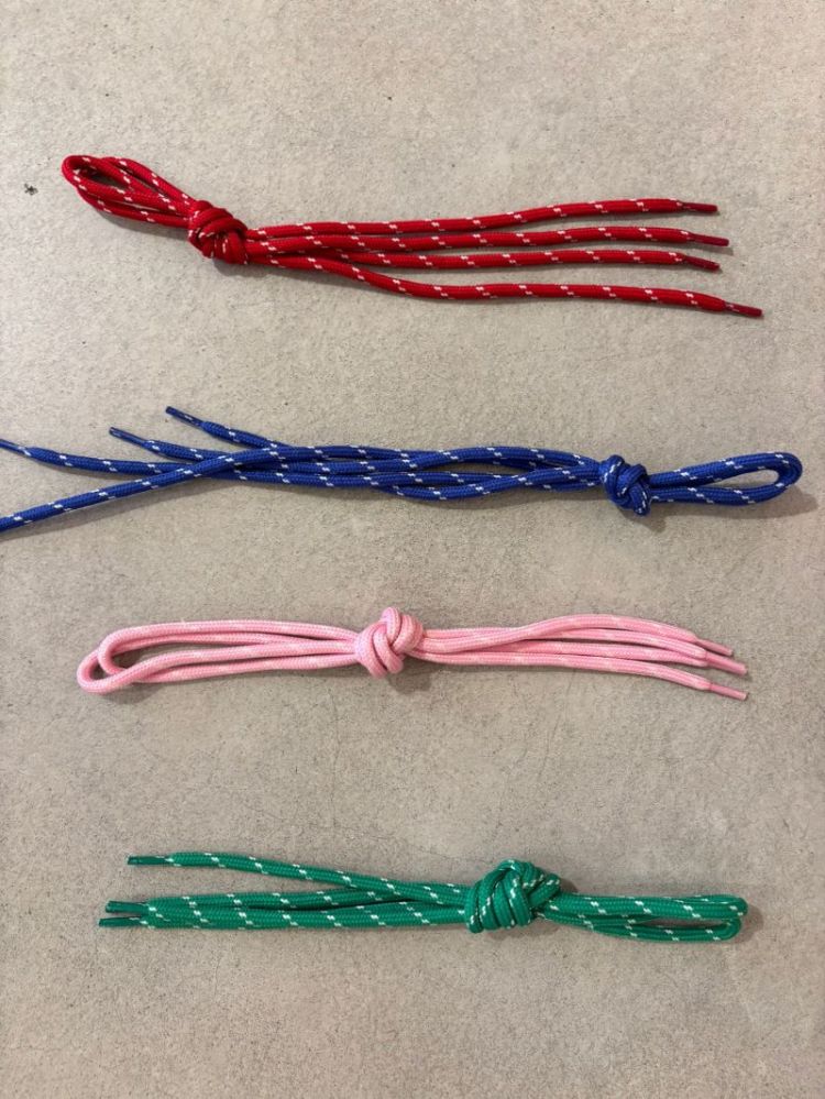 Veters 4 Kleuren Red/Blue/Pink/G