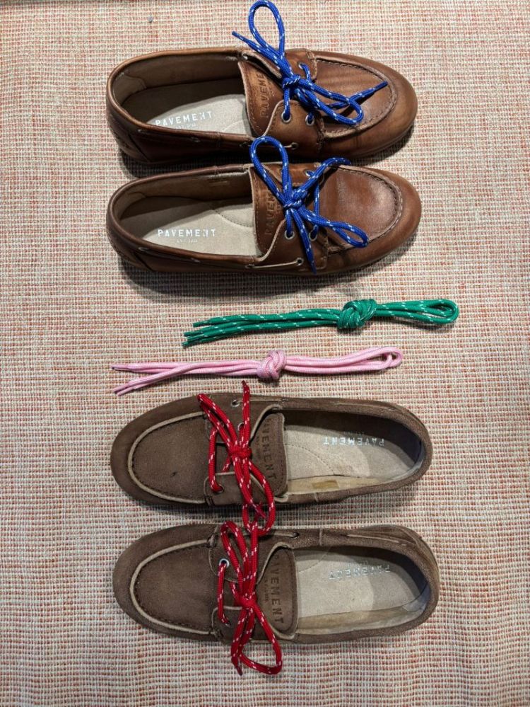 Veters 4 Kleuren Red/Blue/Pink/G