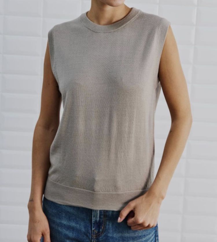 WBL Miles Tank Grey Sand