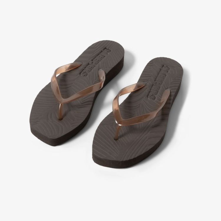 Slipper tapered Platform Brown Trans