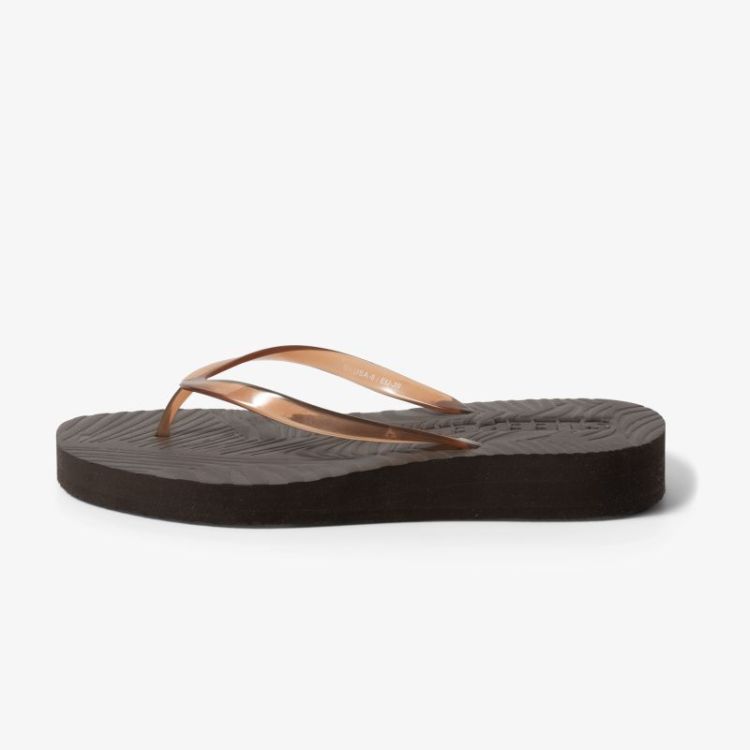 Slipper tapered Platform Brown Trans