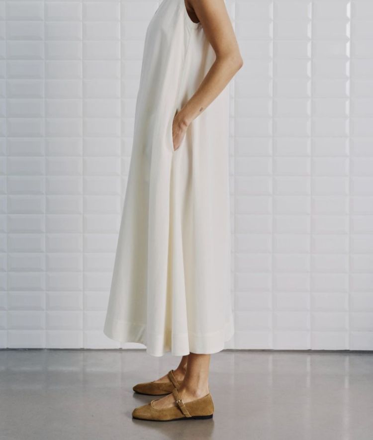 WBLIsolde SL Midi Dress Cloud