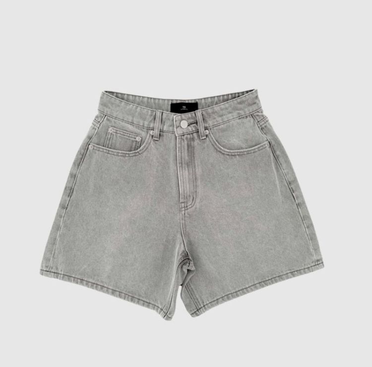 WBLKarolina grey denim shorts Spring Grey