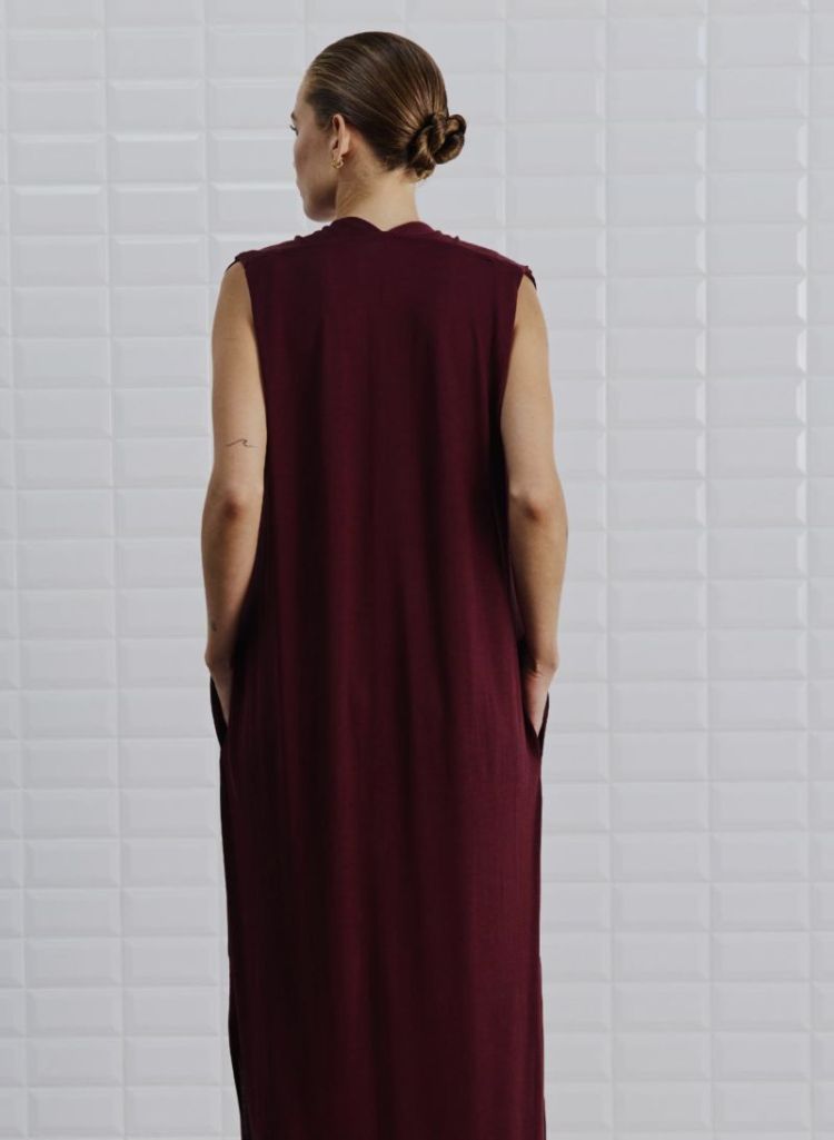 WBLEsmeralda SL maxi dress Blackberry