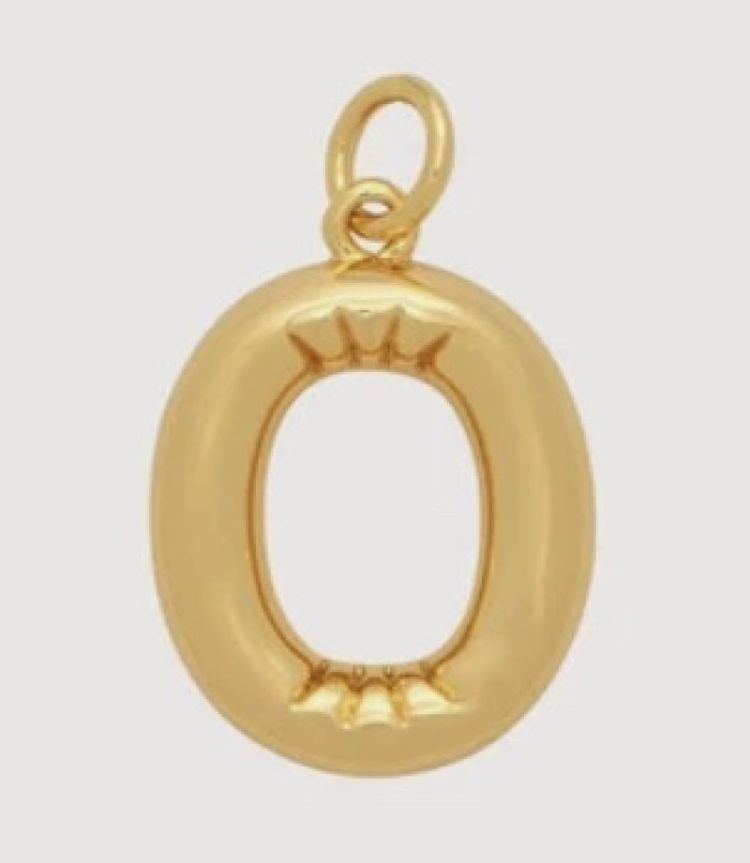 Balloon letter O Gold