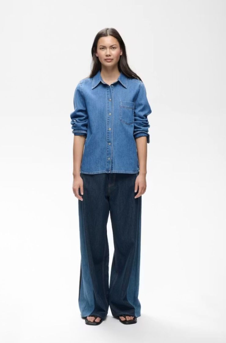 Glennaiw barrel jeans Denim mix blue