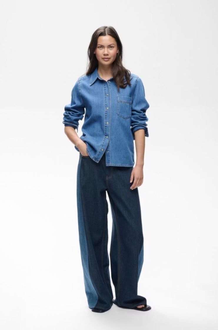 Glennaiw barrel jeans Denim mix blue