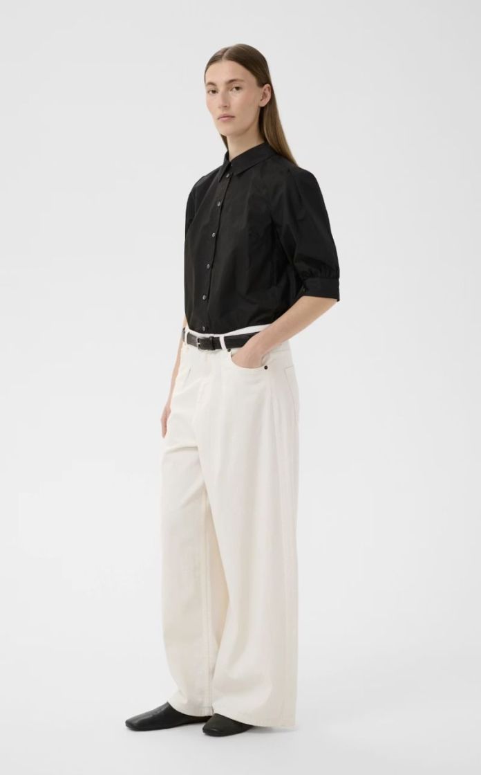 Gladysiw oversize jeans Ecru melange