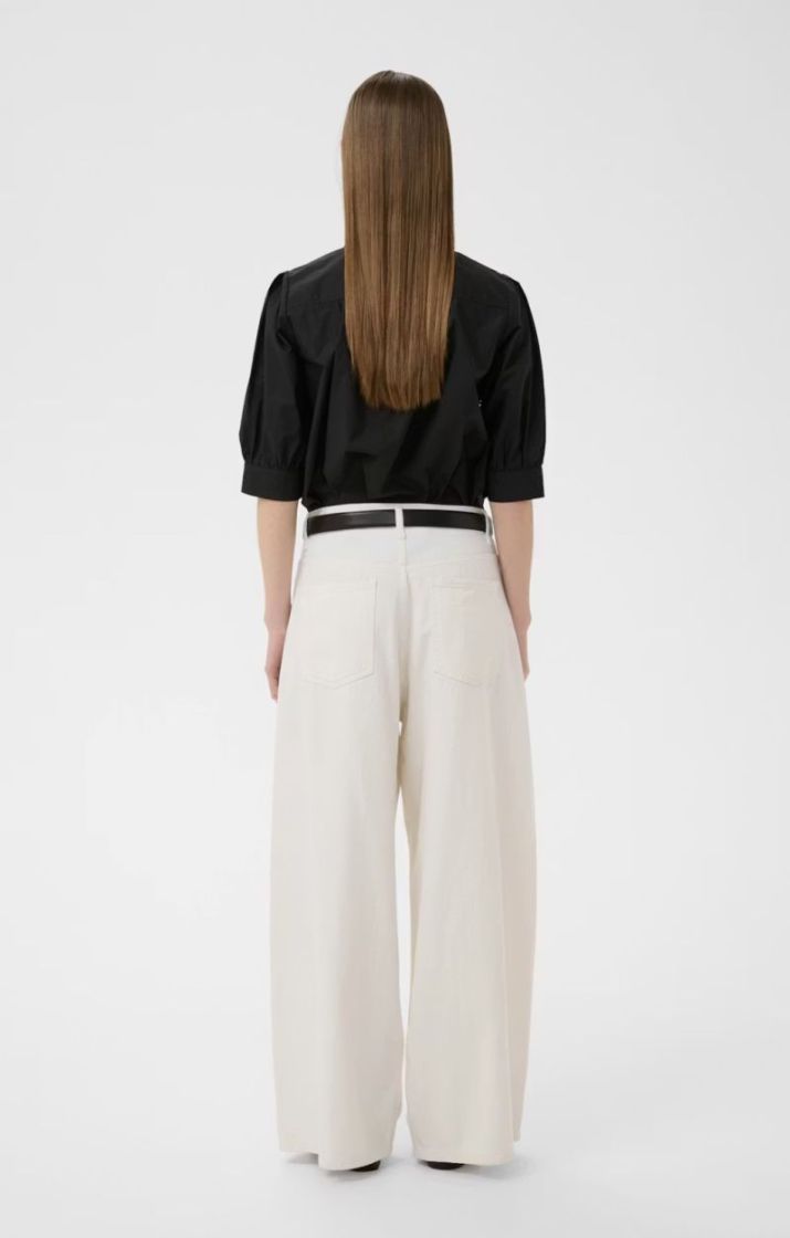 Gladysiw oversize jeans Ecru melange