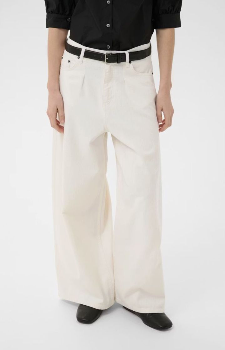 Gladysiw oversize jeans Ecru melange