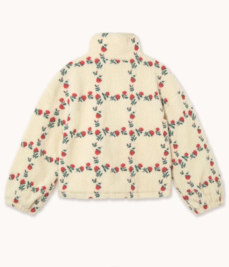Roses Grid Sherpa jacket 103 Roses grid