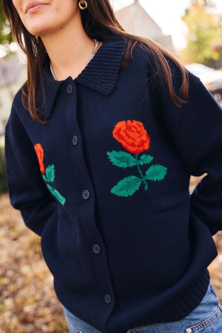 Roses oversized cardigan 107 Roses overs