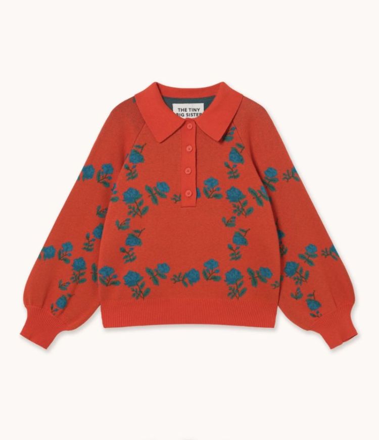 Roses polo sweater U04 Roses
