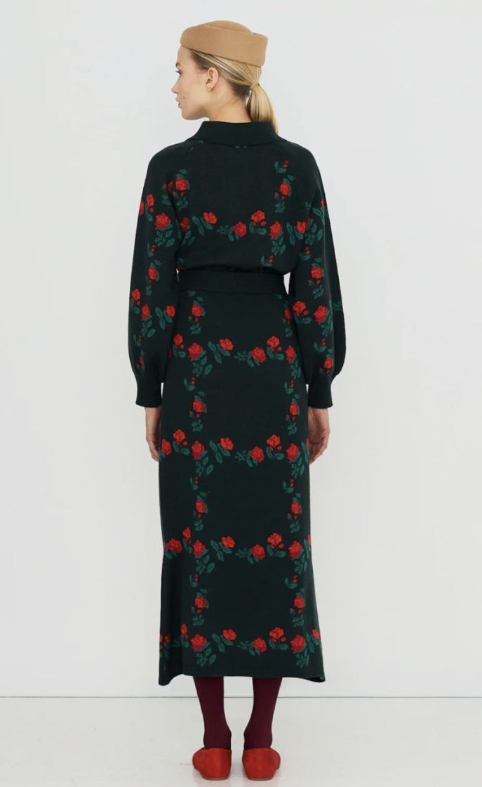 Roses polo sweater U05 Roses
