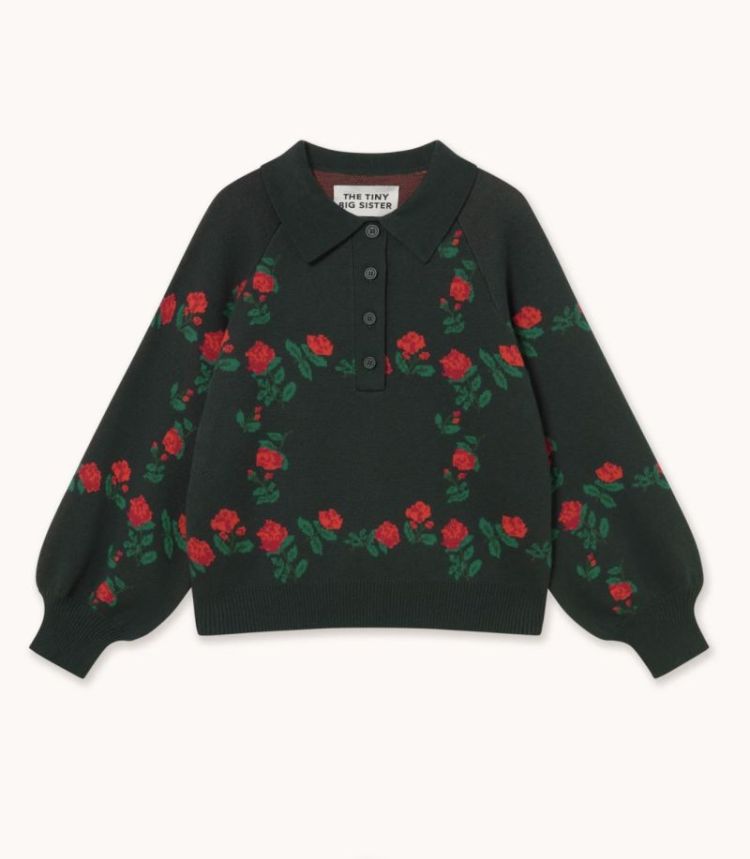 Roses polo sweater U05 Roses