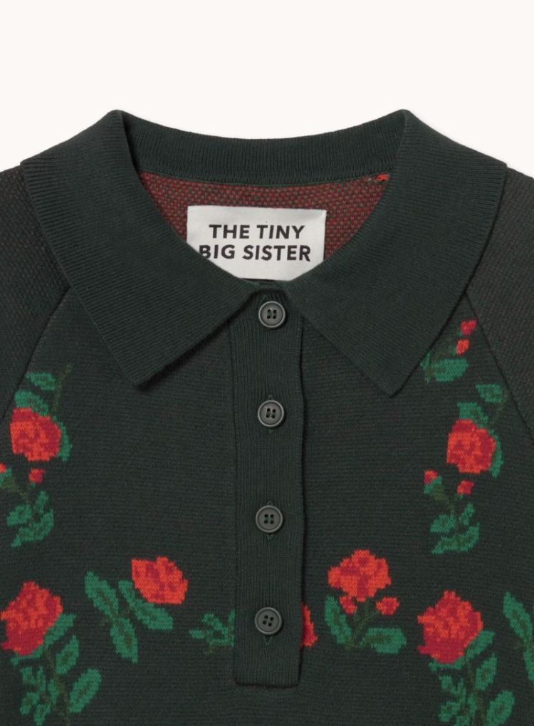 Roses polo sweater U05 Roses