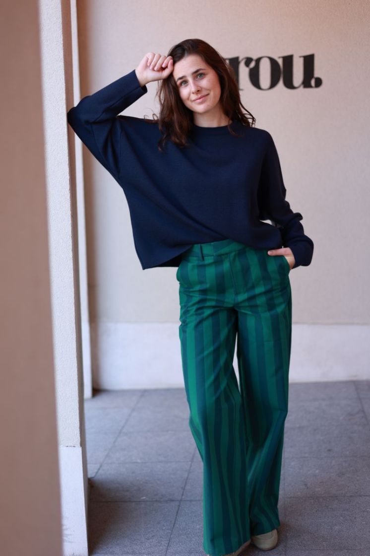 Wide stripes pants U30 stripes