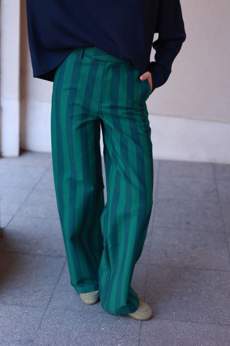 Wide stripes pants U30 stripes