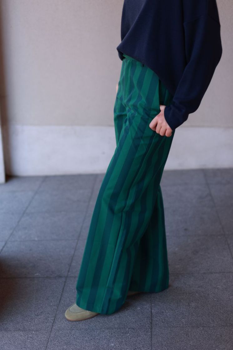 Wide stripes pants U30 stripes