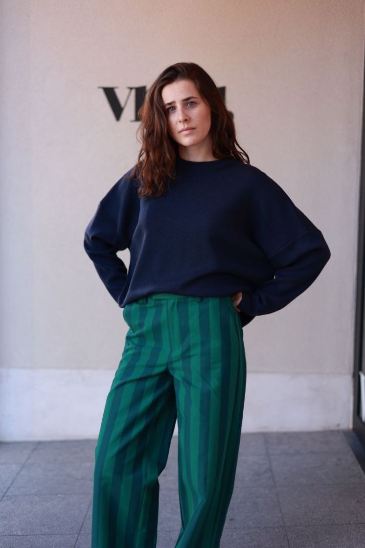 Wide stripes pants U30 stripes