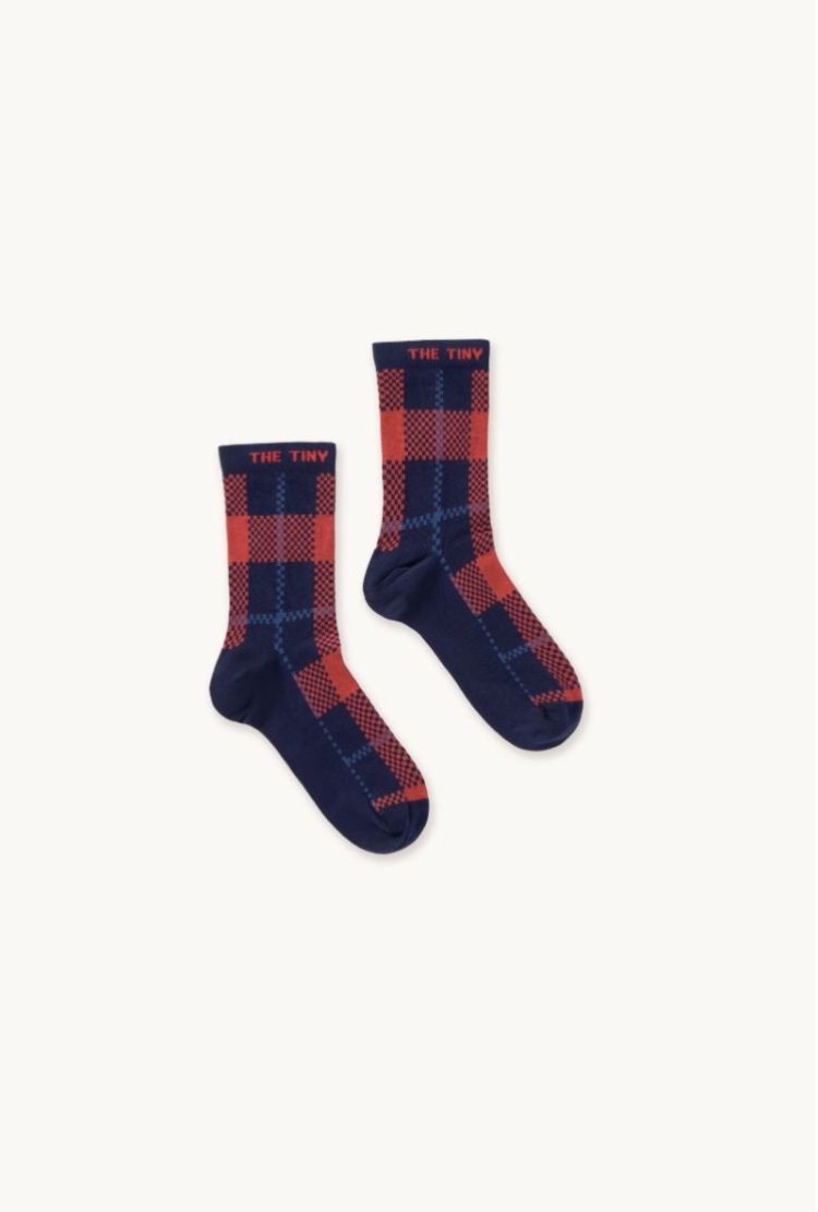 Checks medium socks M01 checks