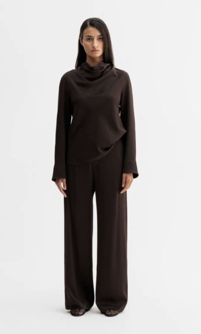 Mila trousers Dark brown