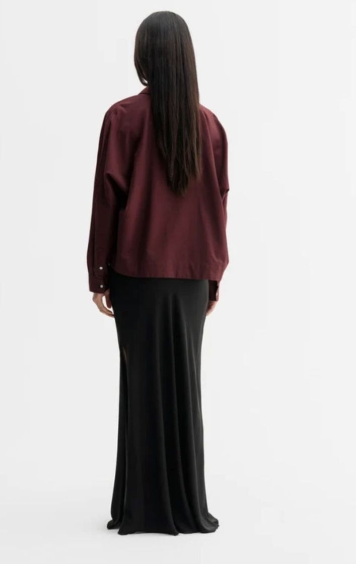 Gigi oxford shirt Burgundy