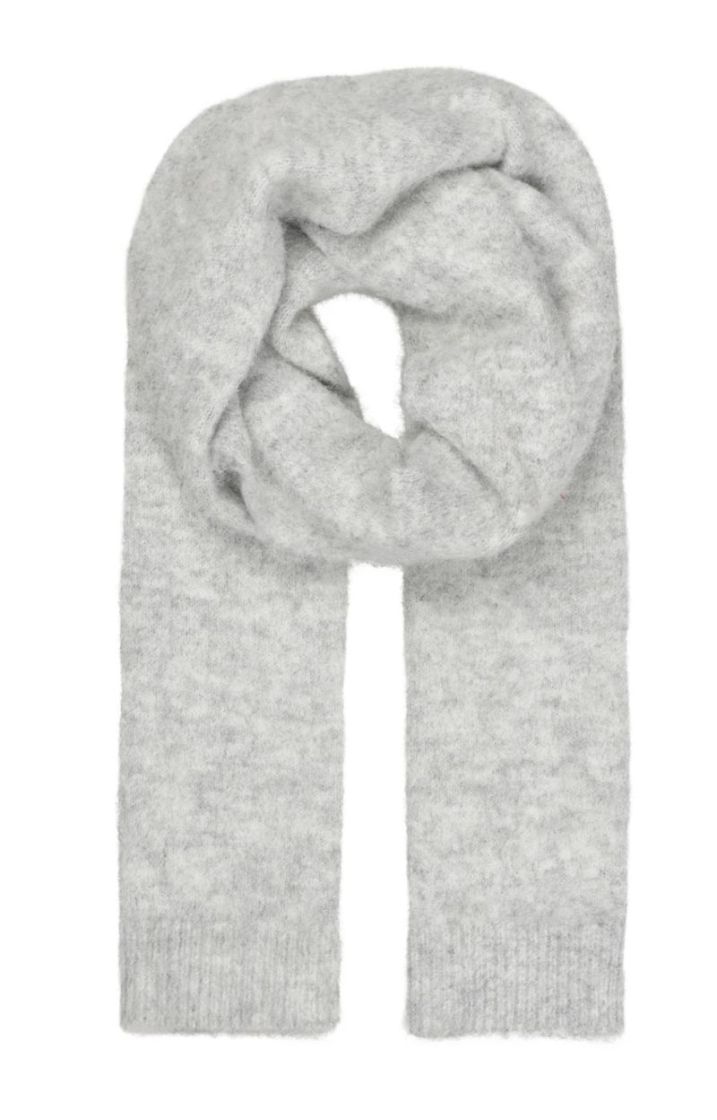 Sanelina-M brushy scarf 604 light grey 