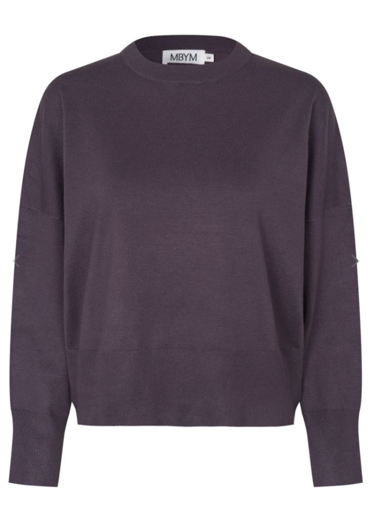 Gillian-M bravani knit Deep purple