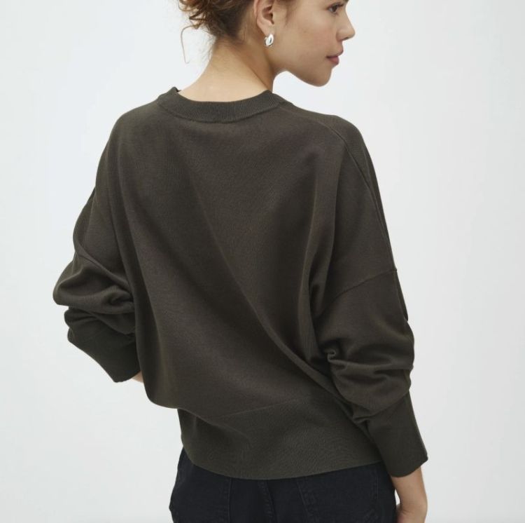 Gillian-M bravani knit Warm olive dust
