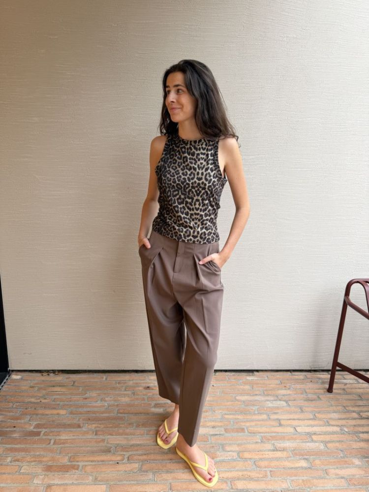 Jaxson-M anceline top Leopard mist